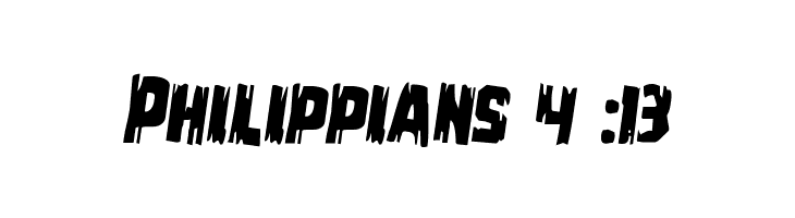 Leatherface Rotated 2  Free Fonts Download