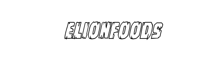 Leatherface Outline Italic  Free Fonts Download