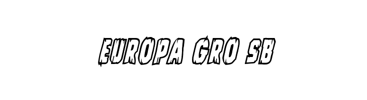 Leatherface Bold Outline Italic  Free Fonts Download