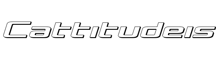 Concielian 3D Semi-Italic  Free Fonts Download