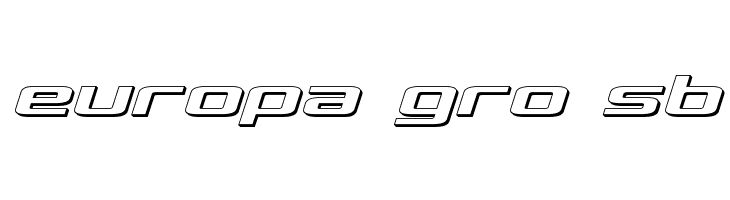 Concielian 3D Semi-Italic  Free Fonts Download