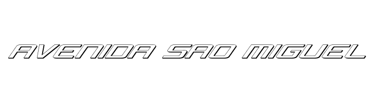 Concielian 3D Italic  Free Fonts Download