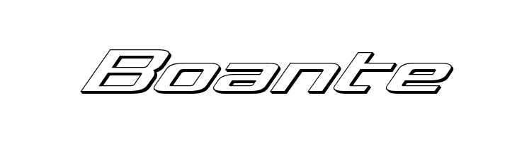 Concielian 3D Italic  Free Fonts Download