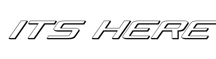 Concielian 3D Italic  Free Fonts Download