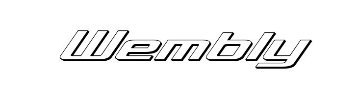 Concielian 3D Italic  Free Fonts Download