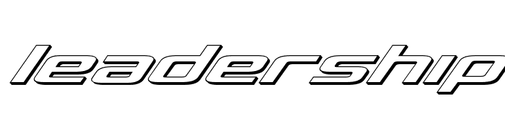 Concielian 3D Italic  Free Fonts Download