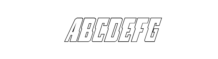 Lamprey Outline Italic  Free Fonts Download