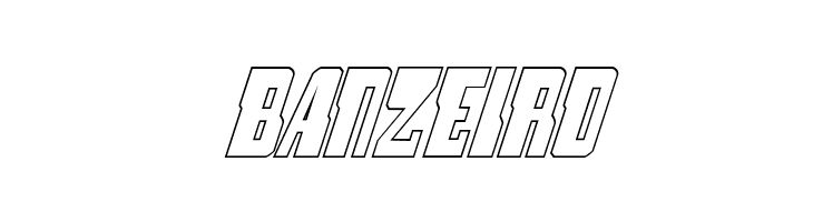 Lamprey Outline Italic  Free Fonts Download