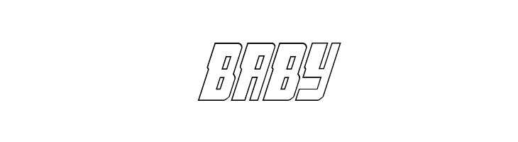 Lamprey Outline Italic  Free Fonts Download