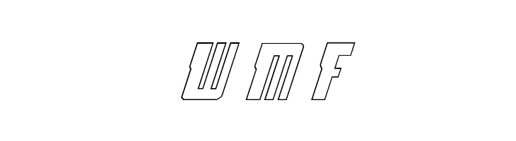 Lamprey Outline Italic  Free Fonts Download