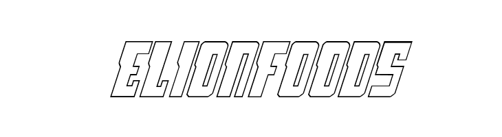 Lamprey Outline Italic  Free Fonts Download