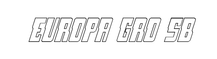 Lamprey Outline Italic  Free Fonts Download