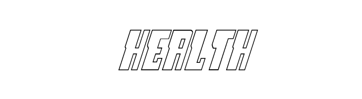 Lamprey Outline Italic  Free Fonts Download