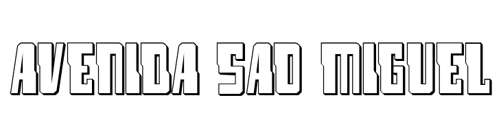 Lamprey 3D Regular  Free Fonts Download