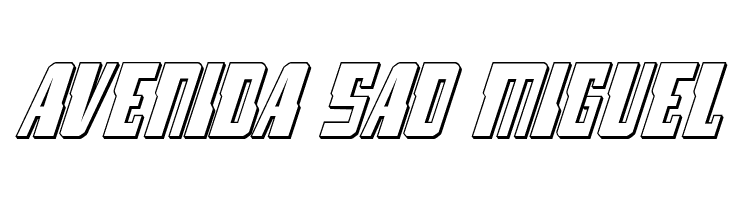 Lamprey 3D Italic  Free Fonts Download