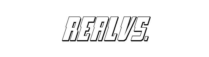 Lamprey 3D Italic  Free Fonts Download