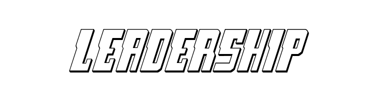 Lamprey 3D Italic  Free Fonts Download