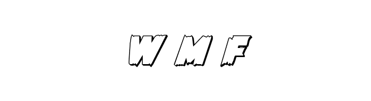 Flying Leatherneck 3D  Free Fonts Download