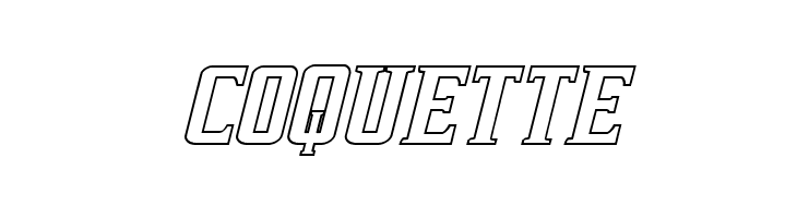 Earthrealm Outline Italic  Free Fonts Download