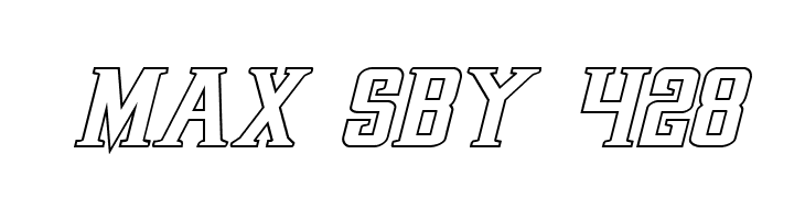 Earthrealm Outline Italic  Free Fonts Download