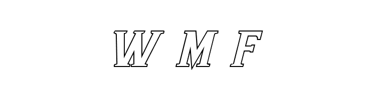 Earthrealm Outline Italic  Free Fonts Download