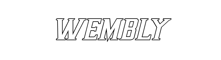 Earthrealm Outline Italic  Free Fonts Download