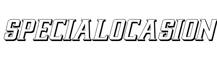 Earthrealm 3D Italic  Free Fonts Download