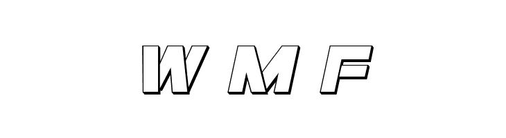 Liberty Island 3D Italic  Free Fonts Download