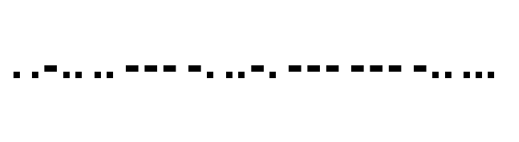 BukanMorse One  Free Fonts Download