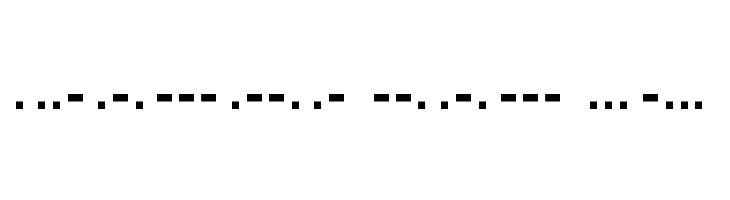 BukanMorse One  Free Fonts Download