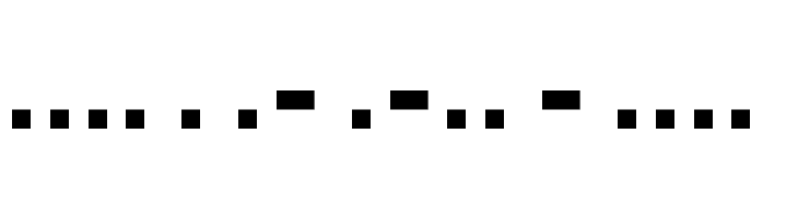 BukanMorse One  Free Fonts Download