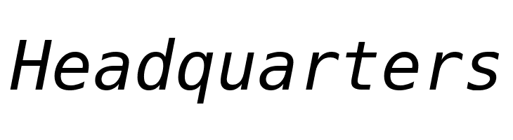 Hack Oblique  Free Fonts Download