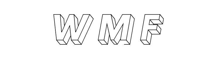 Hussar3D Four Italic  Free Fonts Download