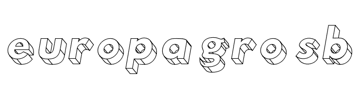 Hussar3D Four Italic  Free Fonts Download