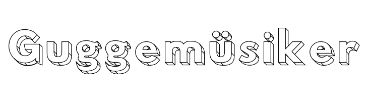 Hussar3D Two  Free Fonts Download