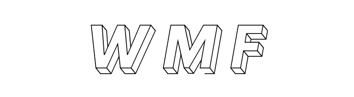 Hussar3D Three Italic  Free Fonts Download