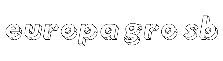 Hussar3D Three Italic  Free Fonts Download