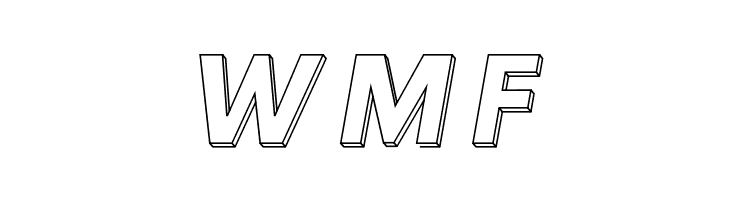 Hussar3D One Italic  Free Fonts Download