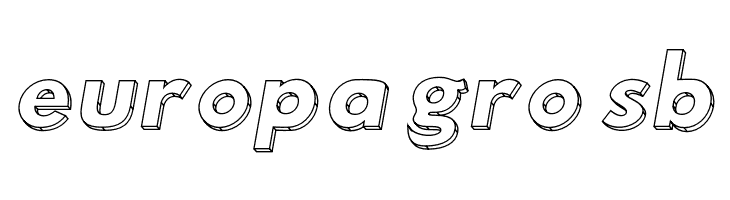 Hussar3D One Italic  Free Fonts Download