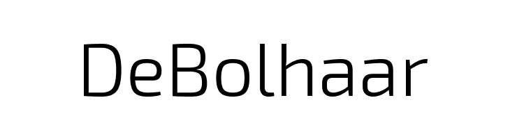 DeBolhaar Exo 2 Light Font