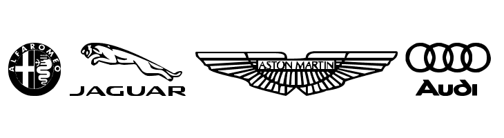 Famous Car 1  Free Fonts Download