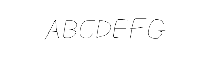 CiSf OpenHand Hairline Oblique  Free Fonts Download