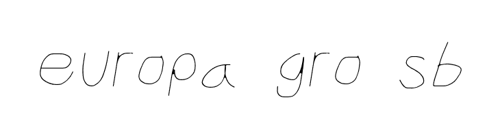 CiSf OpenHand Hairline Oblique  Free Fonts Download