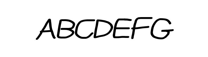 CiSf OpenHand Bold Extended Oblique  Free Fonts Download