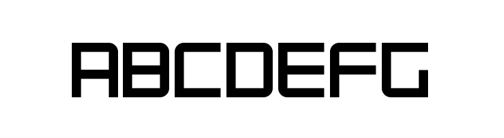 ABCDEFG SM Grid Text Rounded Regular Font