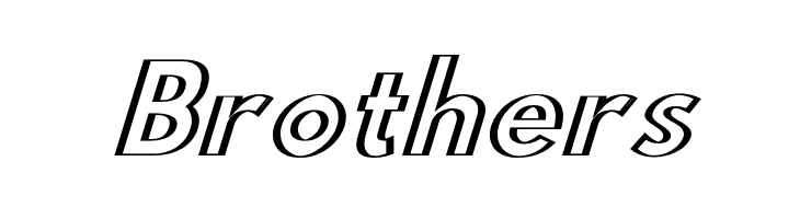 Hussar Outliner Oblique  Free Fonts Download