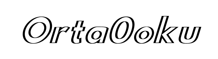 Hussar Outliner Oblique  Free Fonts Download