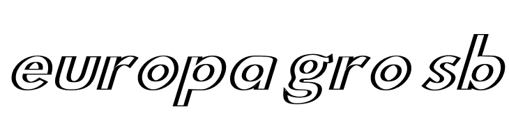 Hussar Outliner Oblique  Free Fonts Download