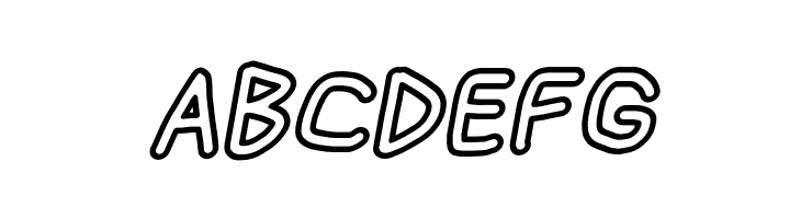 Blanket Bold Outline Oblique  Free Fonts Download