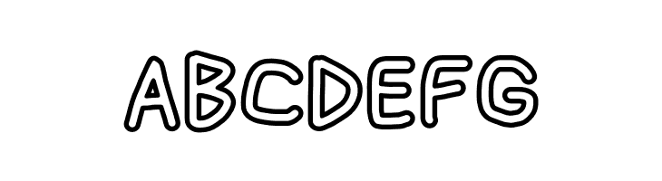 Blanket Bold Outline  Free Fonts Download